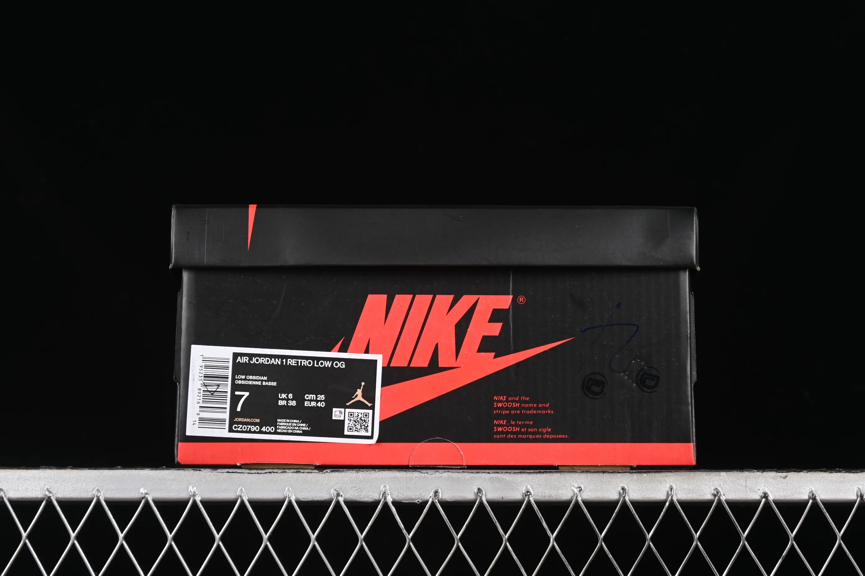 All categories Air Jordan Jordan series basketball shoes Air Jordan 1 Low Air Jordan 1 Low OG "Obsidian" AJ1 Joe 1 Obsidian low-top cultural basketball shoes CZ0790-400